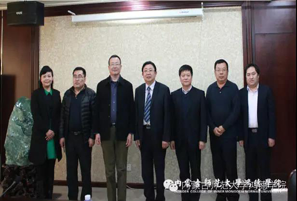 內蒙古大學創業學院包廣才院長一行到校調研