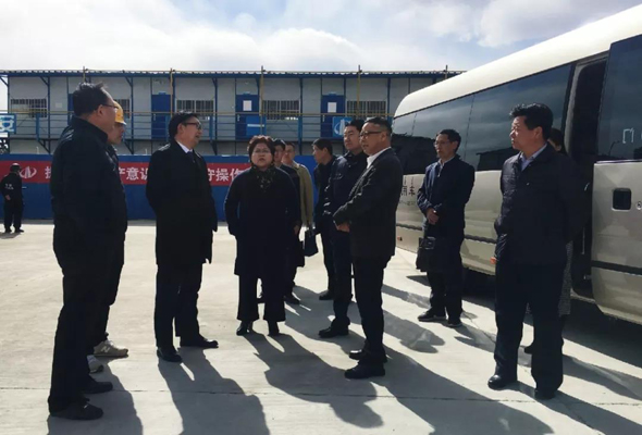 自治區政府副主席艾麗華一行蒞臨我院視察工作