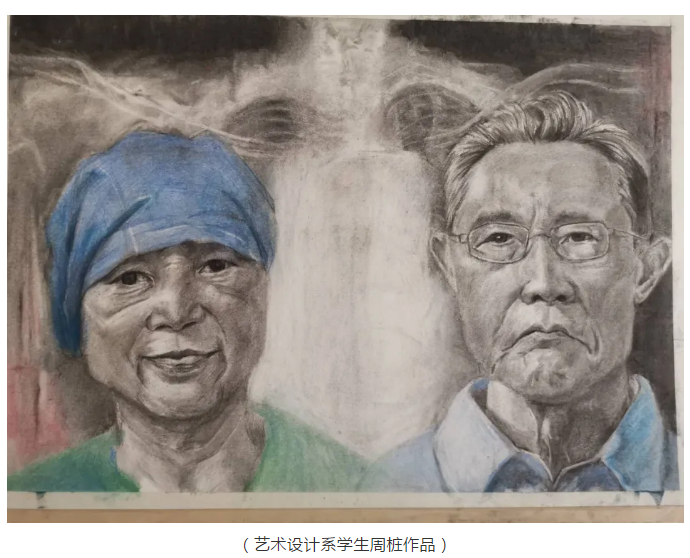 鴻德師生用藝術作品凝聚戰“疫”精神力量！作品選登（十二）