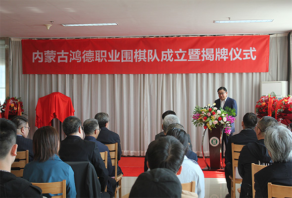 職業(yè)圍棋隊成立暨揭牌儀式