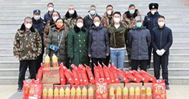 學(xué)院工會(huì)看望慰問寒假值班人員