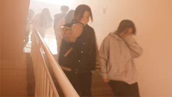 學院開展校園消防應急疏散演練活動