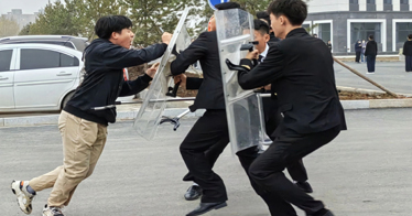 學院塔利校區開展應急處突演練活動