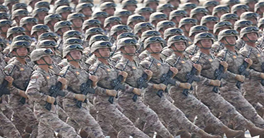 九三閱兵式上的鴻德人